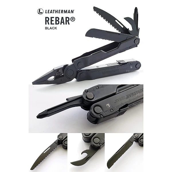 Leatherman Rebar 工具鉗-軍事黑/附Molle套-0