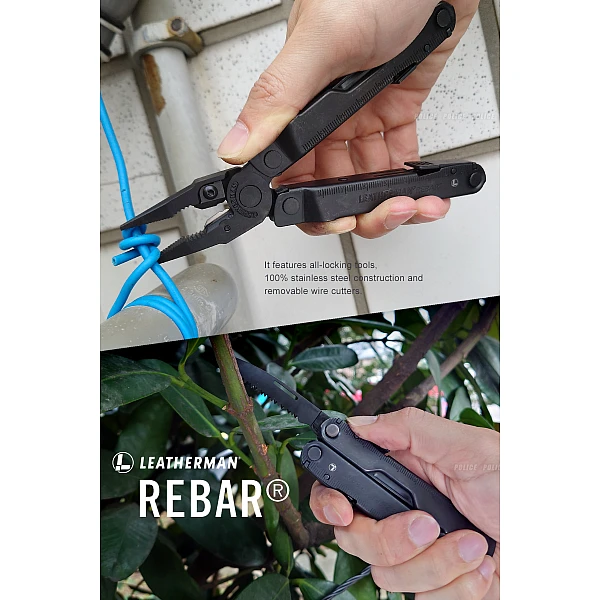 Leatherman Rebar 工具鉗-軍事黑/附Molle套-0