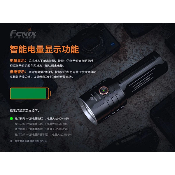 FENIX LR35R 超高亮掌上搜索手電筒 10000流明 Type-C直充-0