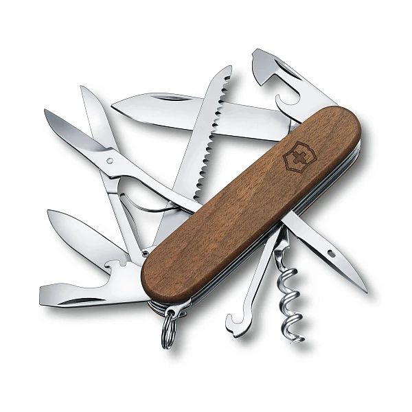 Victorinox Huntsman Wood 91mm胡桃木柄瑞士刀 1.3711.63