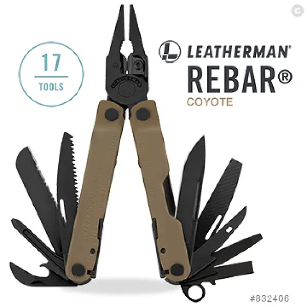 Leatherman Rebar 工具鉗-狼棕色/附尼龍套-0