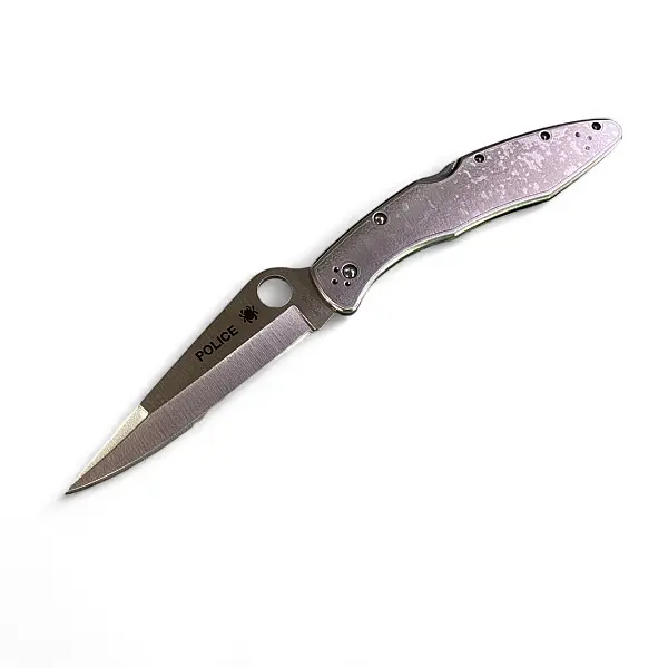 Spyderco POLICE MODEL™ 美國警用不鏽鋼柄折刀