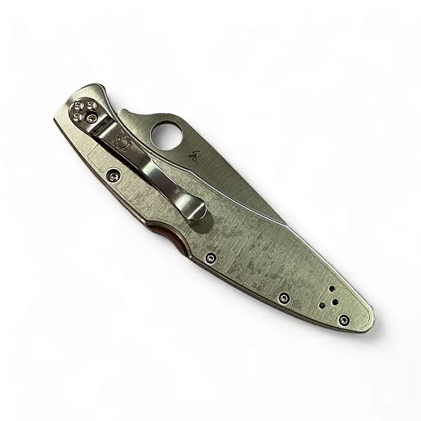 Spyderco POLICE MODEL™ 美國警用不鏽鋼柄折刀-0