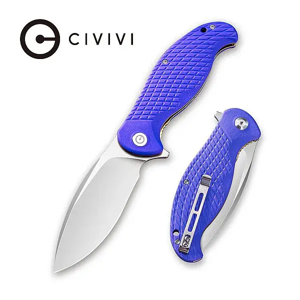 Civivi Naja 藍G10柄金色內襯折刀
