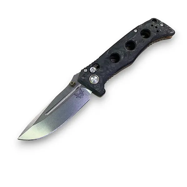 Benchmade Mini Adamas 大理石紋碳纖柄折刀