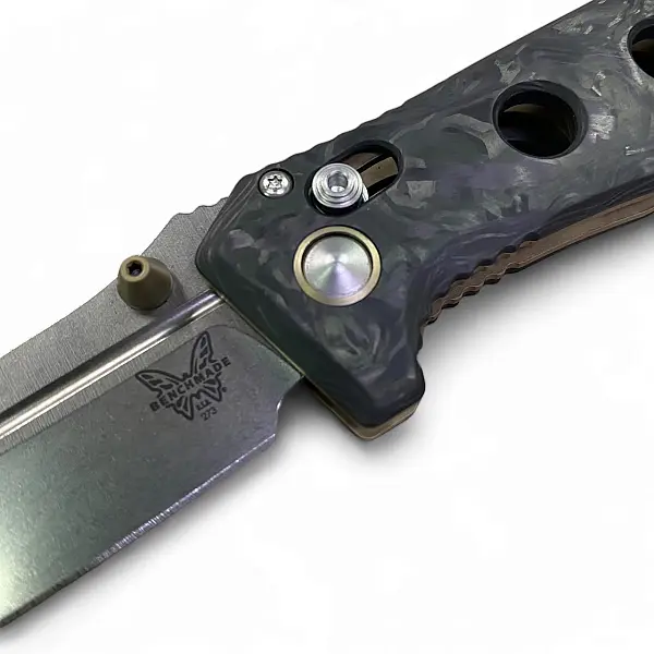 Benchmade Mini Adamas 大理石紋碳纖柄折刀-0