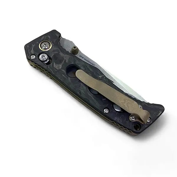 Benchmade Mini Adamas 大理石紋碳纖柄折刀-0