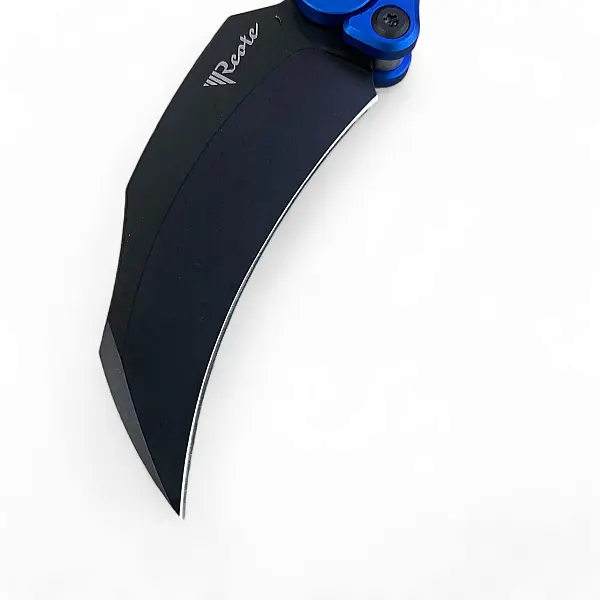 Reate EXO-K-M Exoskeleton 重力刀 藍鋁柄/黑刃/附訓練刀 <單一特價>-0