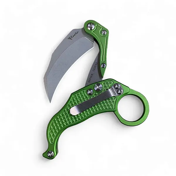 Reate EXO-K-J Exoskeleton 重力刀 草綠鋁柄/石洗刃/附訓練刀 <單一特價>-0