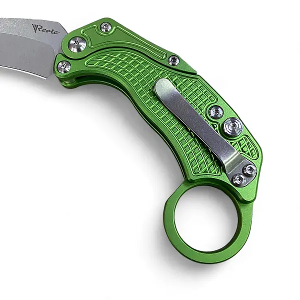 Reate EXO-K-J Exoskeleton 重力刀 草綠鋁柄/石洗刃/附訓練刀 <單一特價>-0