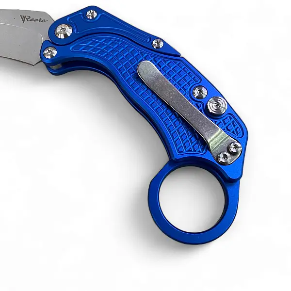 Reate EXO-K-N Exoskeleton 重力刀 藍鋁柄/石洗刃/附訓練刀 <單一特價>-0