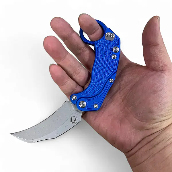 Reate EXO-K-N Exoskeleton 重力刀 藍鋁柄/石洗刃/附訓練刀 <單一特價>-0