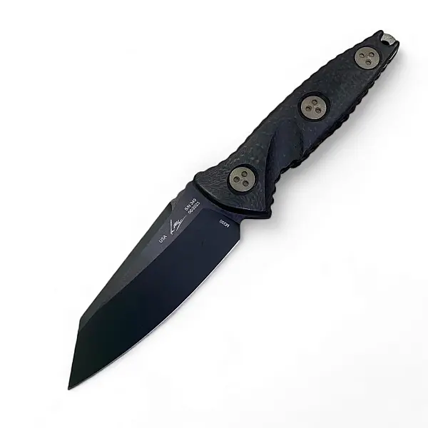 Microtech Socom Alpha Mini Warcom 碳纖柄直刀