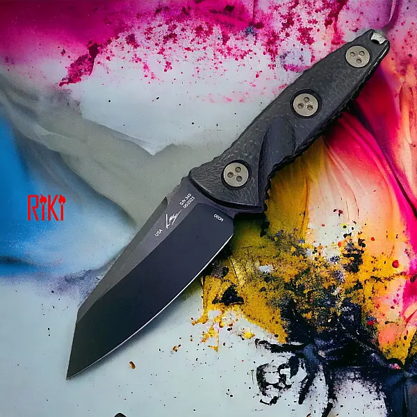 Microtech Socom Alpha Mini Warcom 碳纖柄直刀 <單一特價>-0