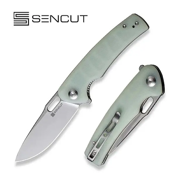 SENCUT Vesperon 透明G10柄/9CR緞面刃折刀