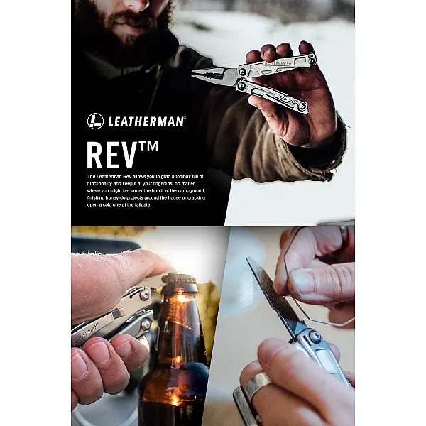 Leatherman REV 工具鉗-銀色/無尼龍套-0