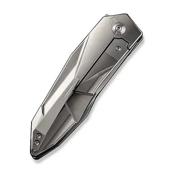 WEKNIFE GTC Solid 拋光噴砂鈦柄折刀 CPM-20CV-0