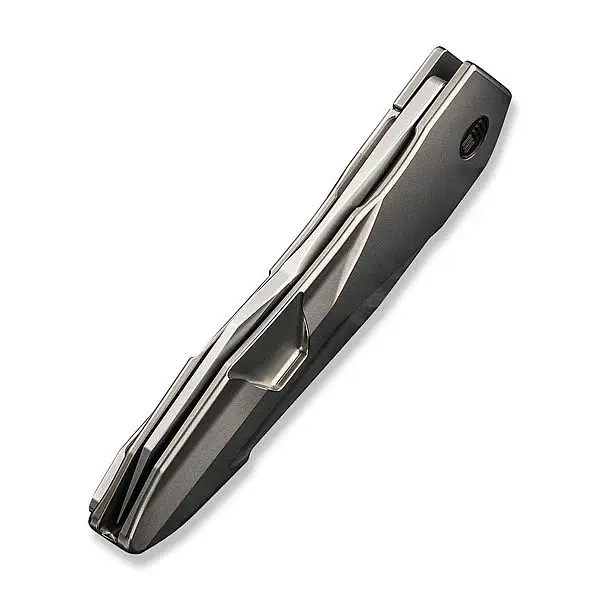 WEKNIFE GTC Solid 拋光噴砂鈦柄折刀 CPM-20CV-0