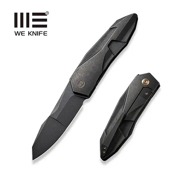 WEKNIFE GTC Solid 黑石洗鈦柄折刀 CPM 20CV