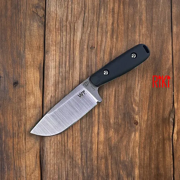 WTG Lynx 小山貓露營刀 N690鋼/拉絲緞面/黑G10柄 <不二價>-0