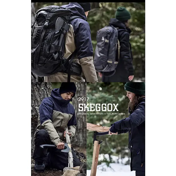 CRKT Skeggox黑GRN斧頭 附戰術背夾/MOLLE扣條-0