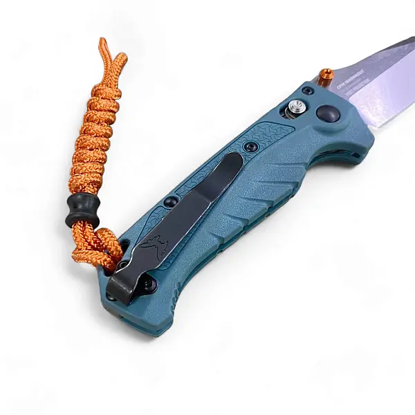 Benchmade MINI ADIRA™ 海藍Grivory柄 AXIS鎖折刀-0
