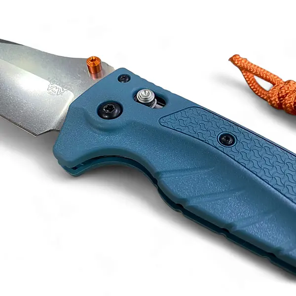 Benchmade Adira 海藍Grivory柄 AXIS鎖折刀-0