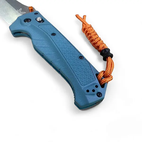 Benchmade Adira 海藍Grivory柄 AXIS鎖折刀-0