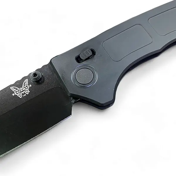 Benchmade NARROWS AXIS黑色鈦柄折刀-M390鋼黑色DLC處理-0