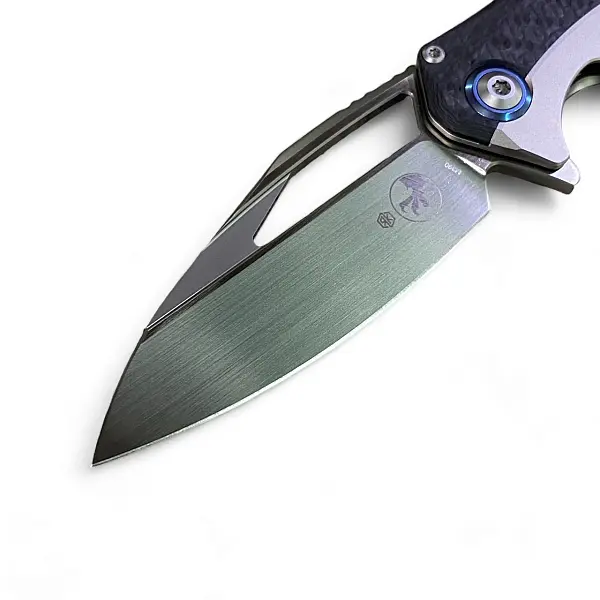Microtech Matrix 鈦合金鑲碳纖柄/M390鋼折刀-0