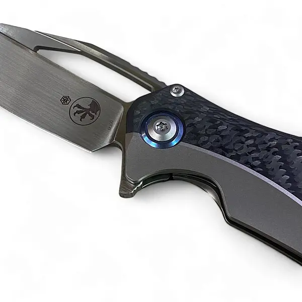 Microtech Matrix 鈦合金鑲碳纖柄/M390鋼折刀-0