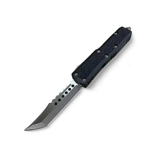 Microtech DAYTNA HELLHOUND 簽名版APO石洗/地獄犬刃型-自動刀