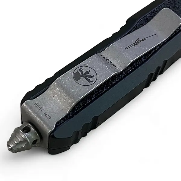 Microtech DAYTNA HELLHOUND 簽名版APO石洗/地獄犬刃型-自動刀-0