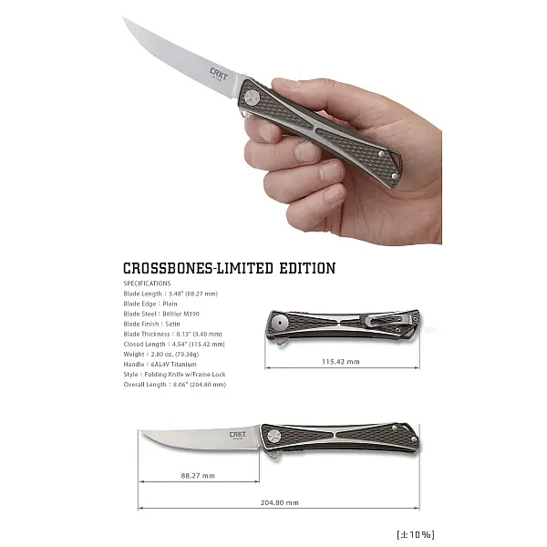 CRKT CROSSBONES 限量版折刀(全球限量500隻)-0