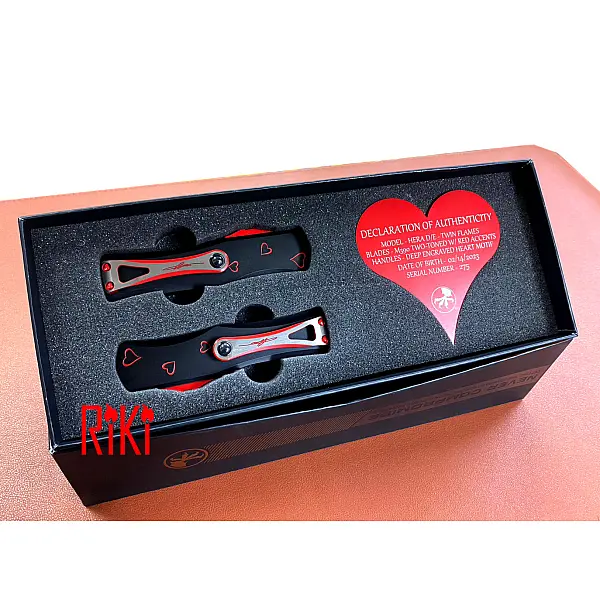 Microtech HERA TWIN FLAMES OTF雙色D/E刃 限量版情人對刀