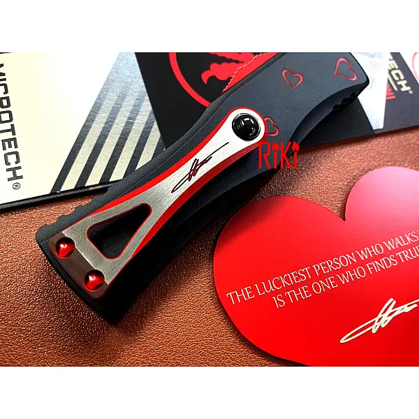 Microtech HERA TWIN FLAMES OTF雙色D/E刃 限量版情人對刀-0