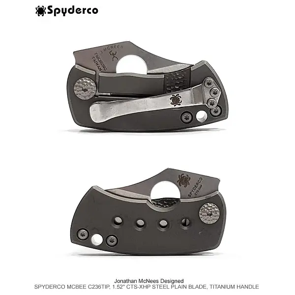 Spyderco McBee 鈦柄 FramLock折刀-0