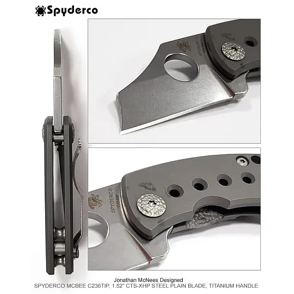 Spyderco McBee 鈦柄 FramLock折刀-0