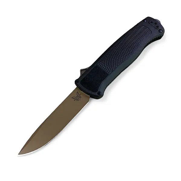 Benchmade Shootout® 碳纖尼龍柄 OTF自動刀 Cruwear鋼-PVD處理