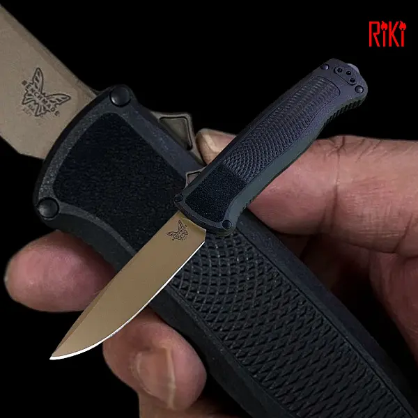Benchmade Shootout® 碳纖尼龍柄 OTF自動刀 Cruwear鋼-PVD處理-0