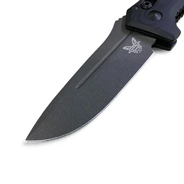 Benchmade MINI Auto Adamas 黑G10柄自動折刀-0