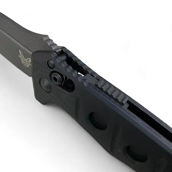 Benchmade MINI Auto Adamas 黑G10柄自動折刀-0
