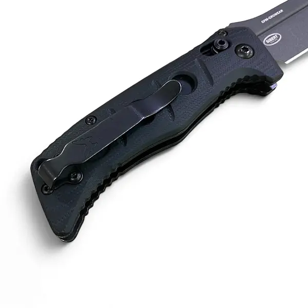 Benchmade MINI Auto Adamas 黑G10柄自動折刀-0
