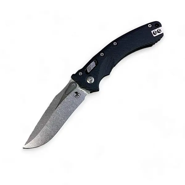Microtech AMPHIBIAN RAM LOK 黑柄石洗面折刀