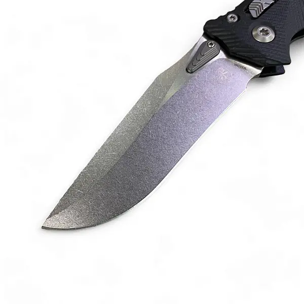 Microtech AMPHIBIAN RAM LOK 黑柄石洗面折刀-0
