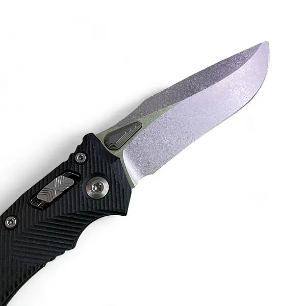 Microtech AMPHIBIAN RAM LOK 黑柄石洗面折刀-0