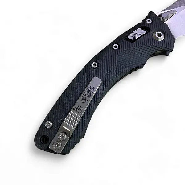 Microtech AMPHIBIAN RAM LOK 黑柄石洗面折刀-0