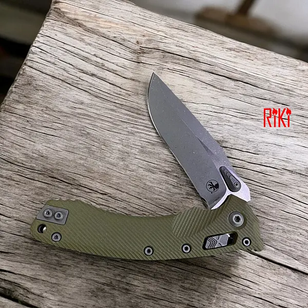 Microtech AMPHIBIAN RAM LOK 末日石洗面折刀-0