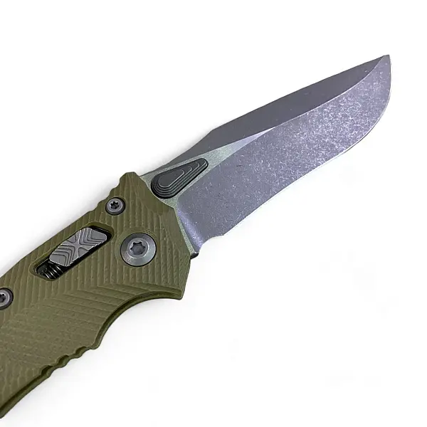 Microtech AMPHIBIAN RAM LOK 末日石洗面折刀-0