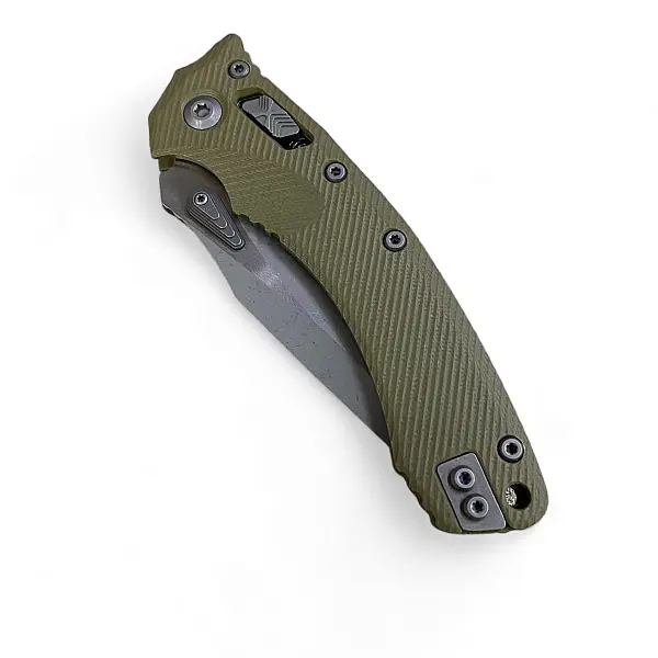 Microtech AMPHIBIAN RAM LOK 末日石洗面折刀-0